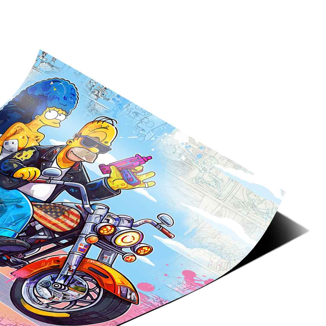 Homer & Marge - Poster