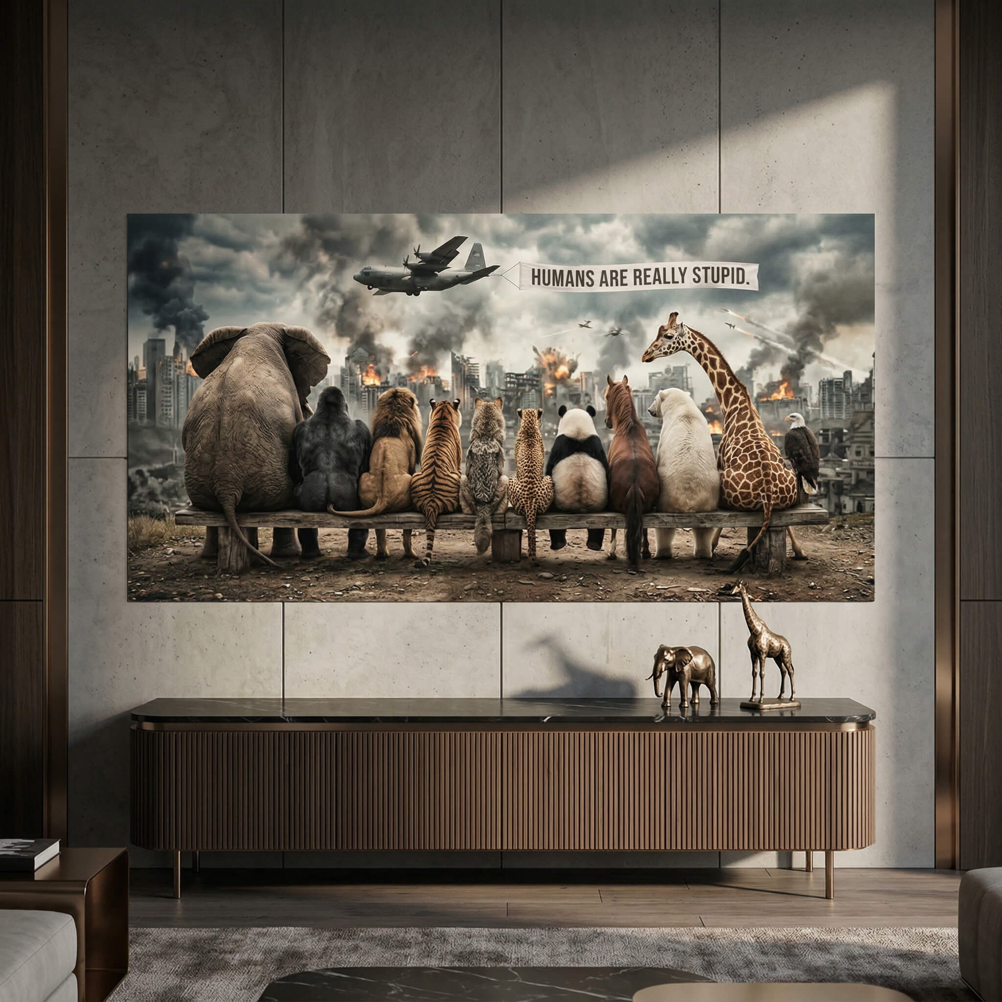 Humans are Really Stupid - Poster