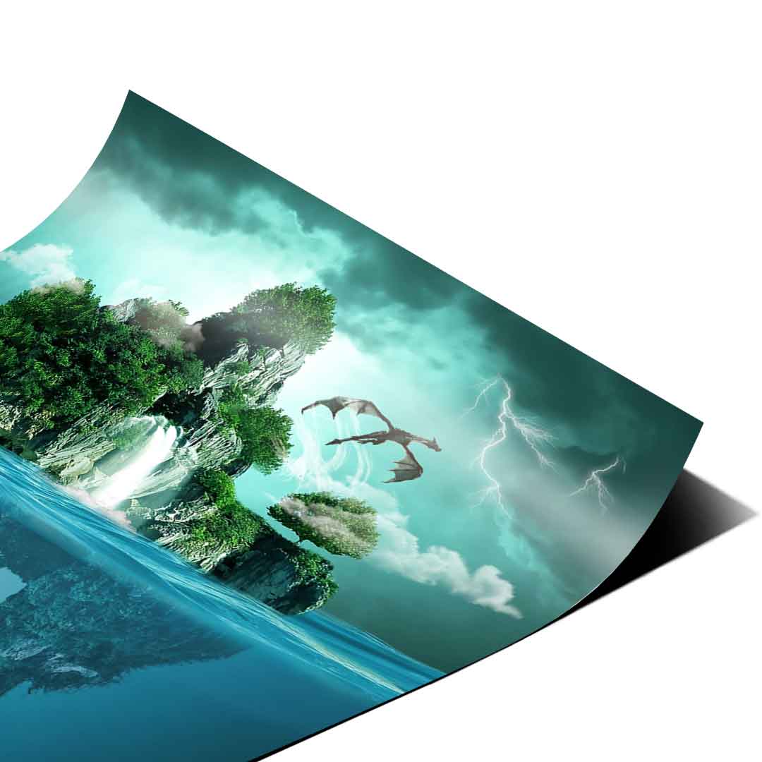 Island With Two Faces - Poster