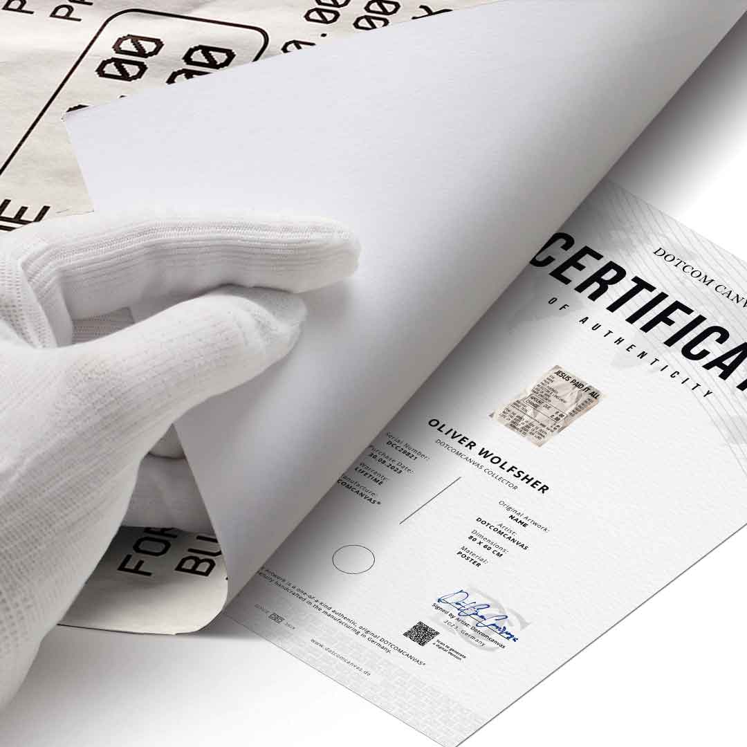 Jesus Paid It All - Poster