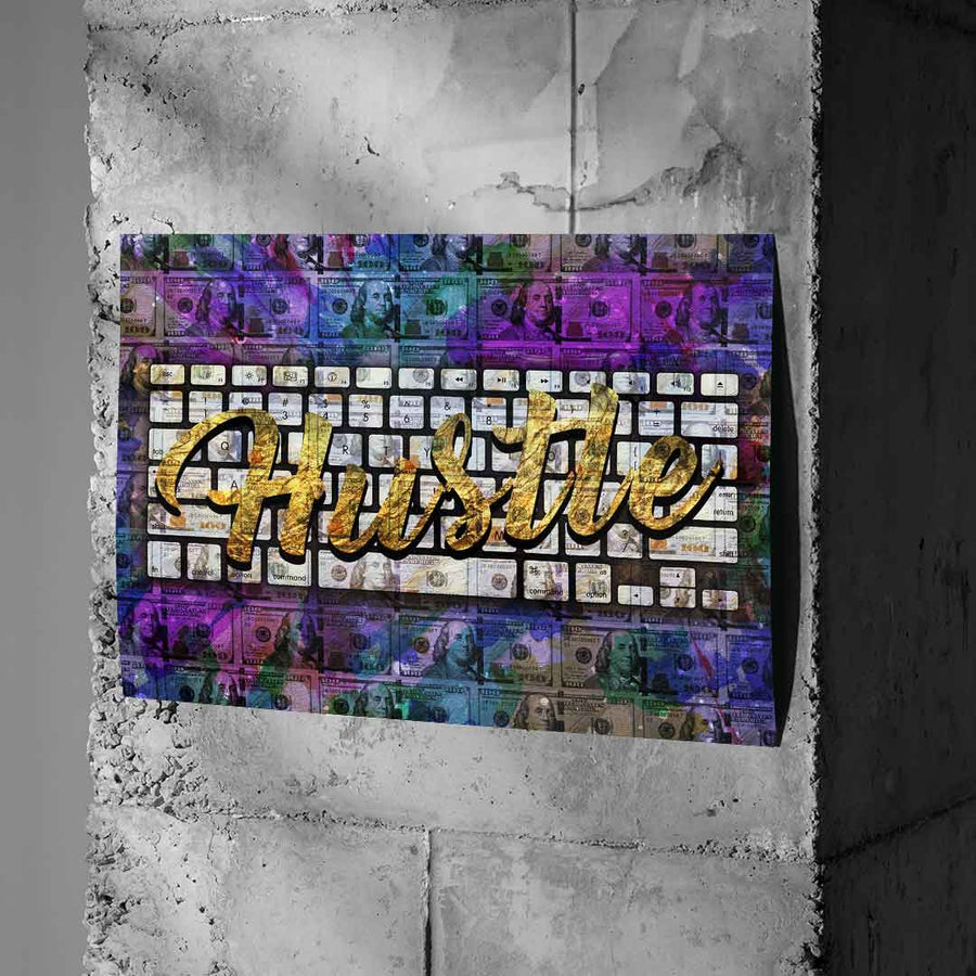 Keyboard to hustle - Poster