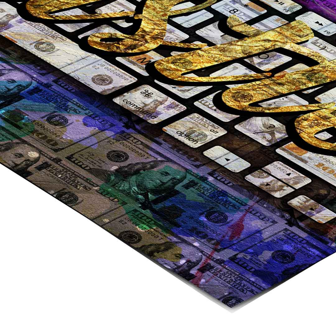 Keyboard to hustle - Poster