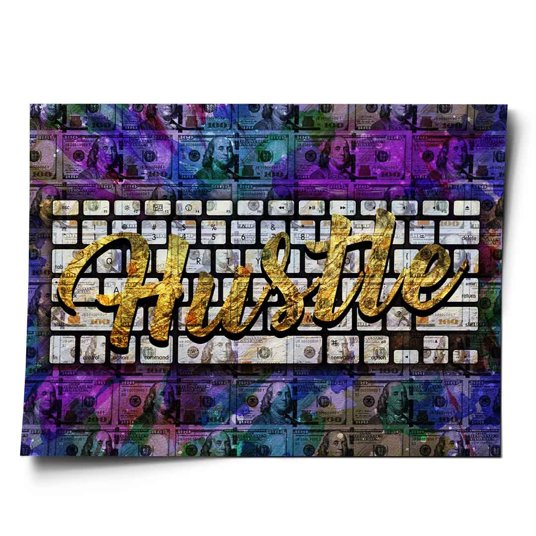 Keyboard to hustle - Poster