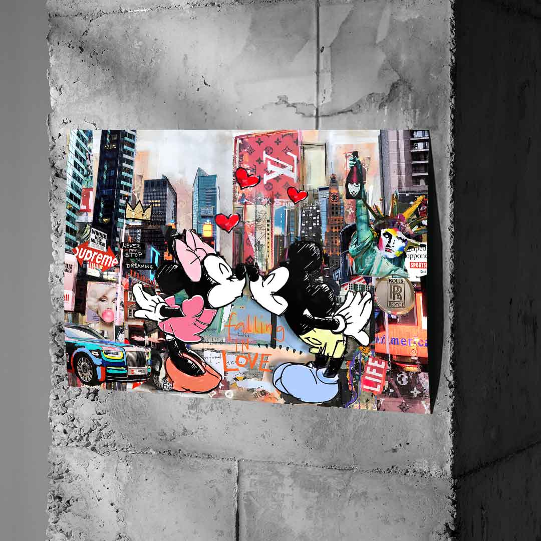 Kiss in New York City - Poster