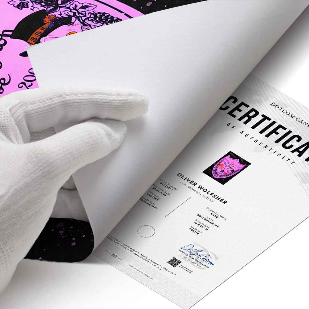 LOVE DOM PERIGNON Rosé - Poster