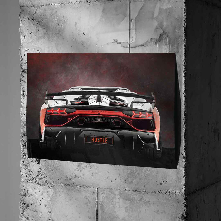 Lambo Backside - Poster