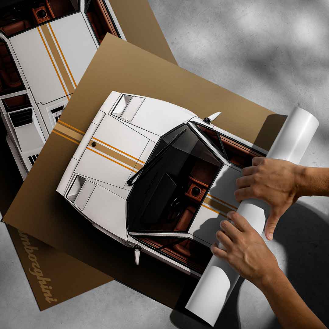 Lamborghini Countach - Poster