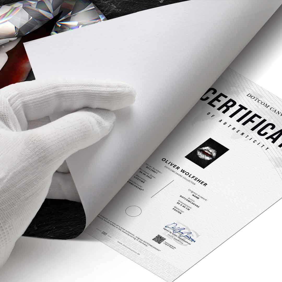 Lips x Diamond - Poster