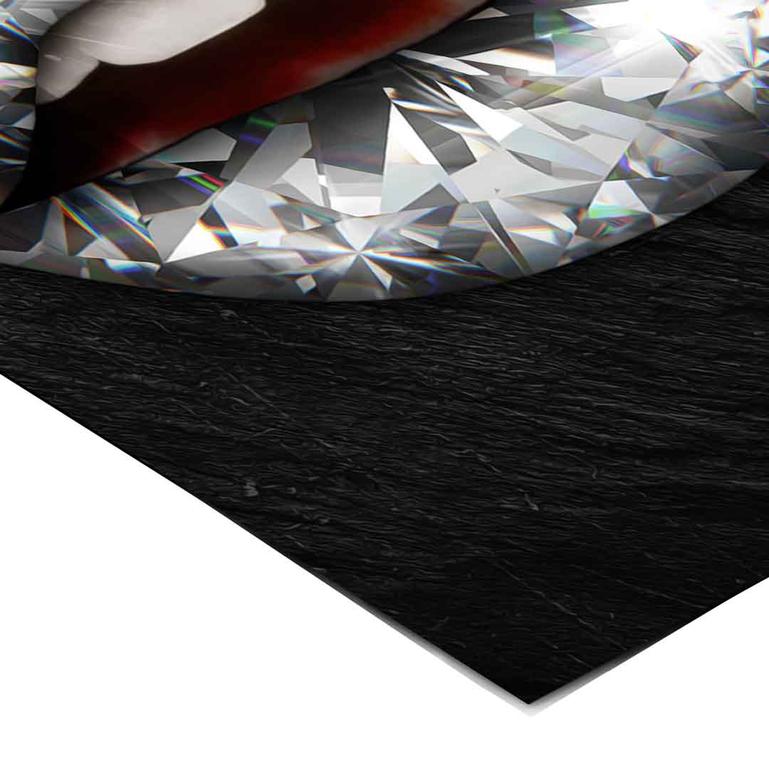 Lips x Diamond - Poster