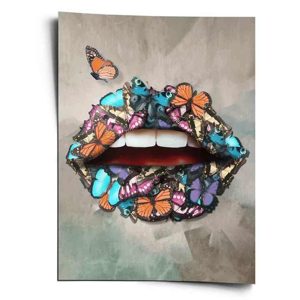 Lippen x Fantasy als Poster von DOTCOMCANVAS®
