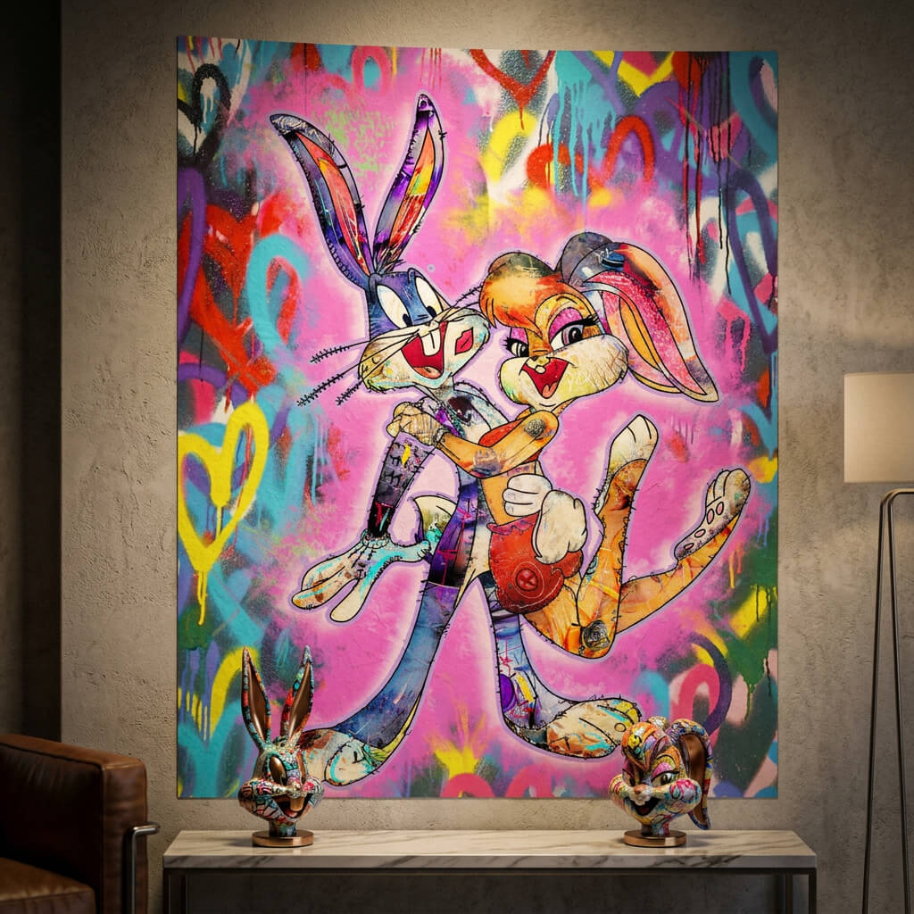 Lola Bunny Heart - Poster