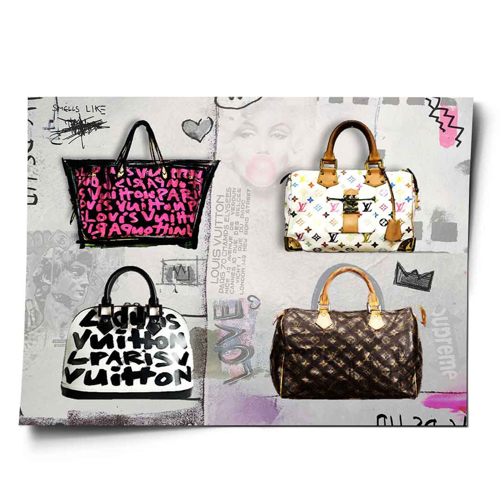 Luxury Bags als Poster von DOTCOMCANVAS®
