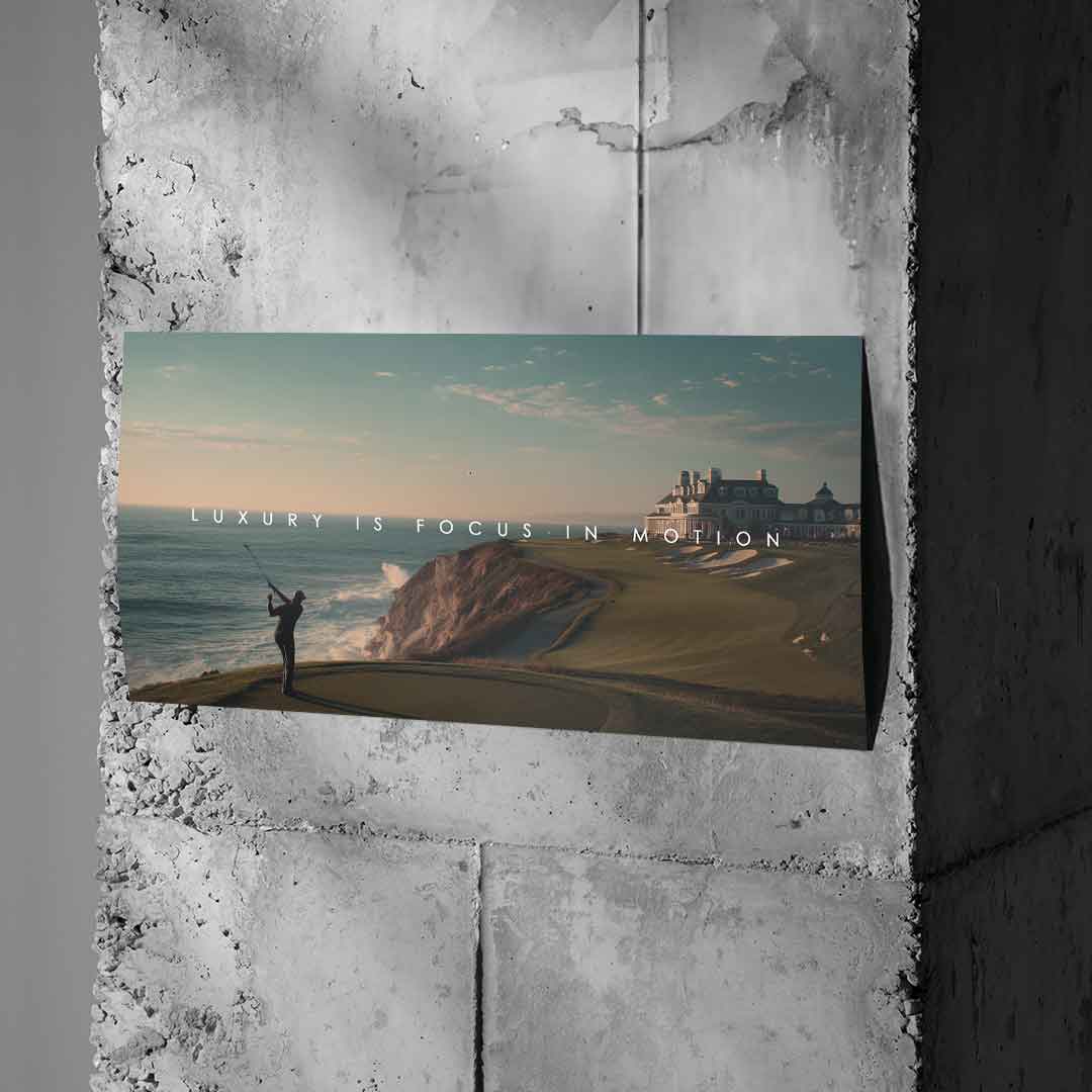Luxury is Focus in Motion - Poster