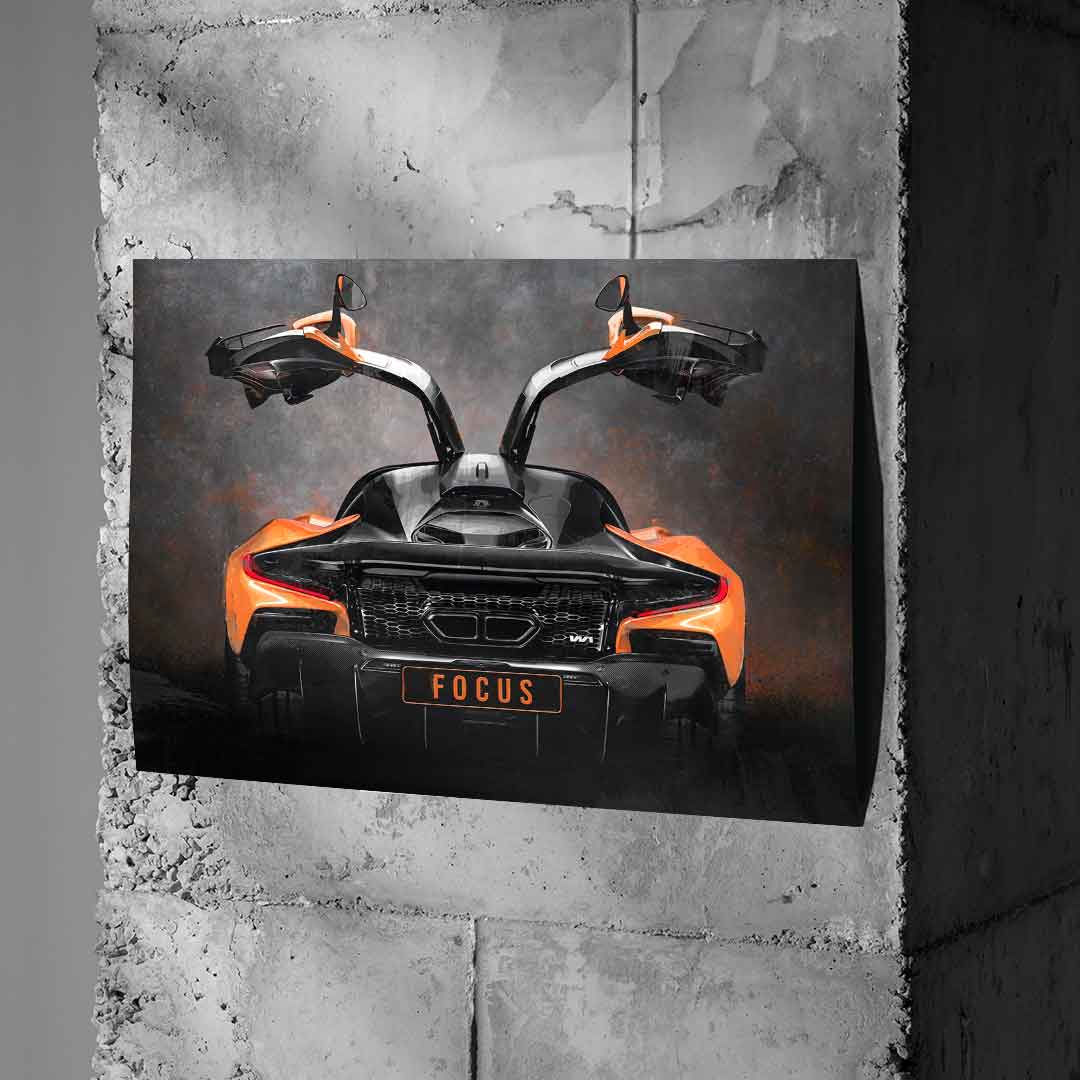 McLaren Backside - Poster
