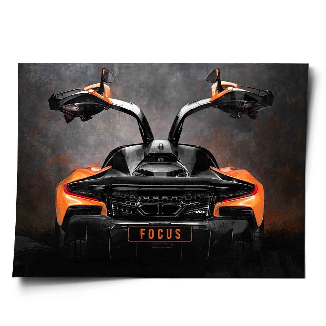 McLaren Backside - Poster