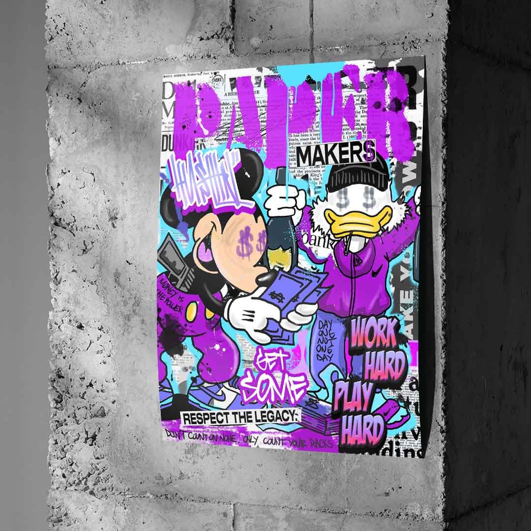 Mick &amp; Don Check$ - Poster