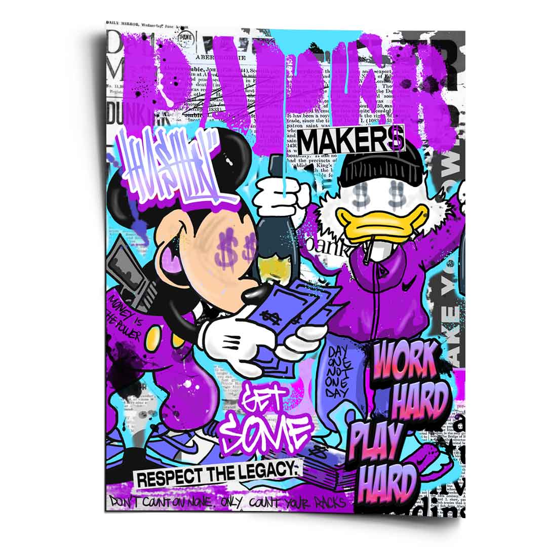 Mick & Don Check$ - Poster