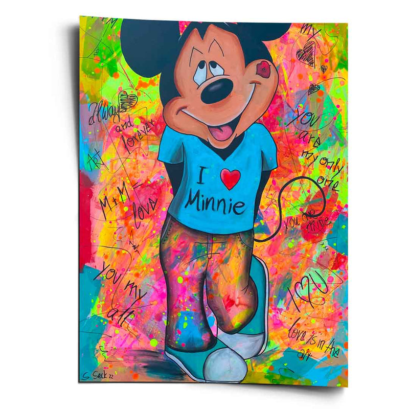 Mickey Loves Minni - Poster