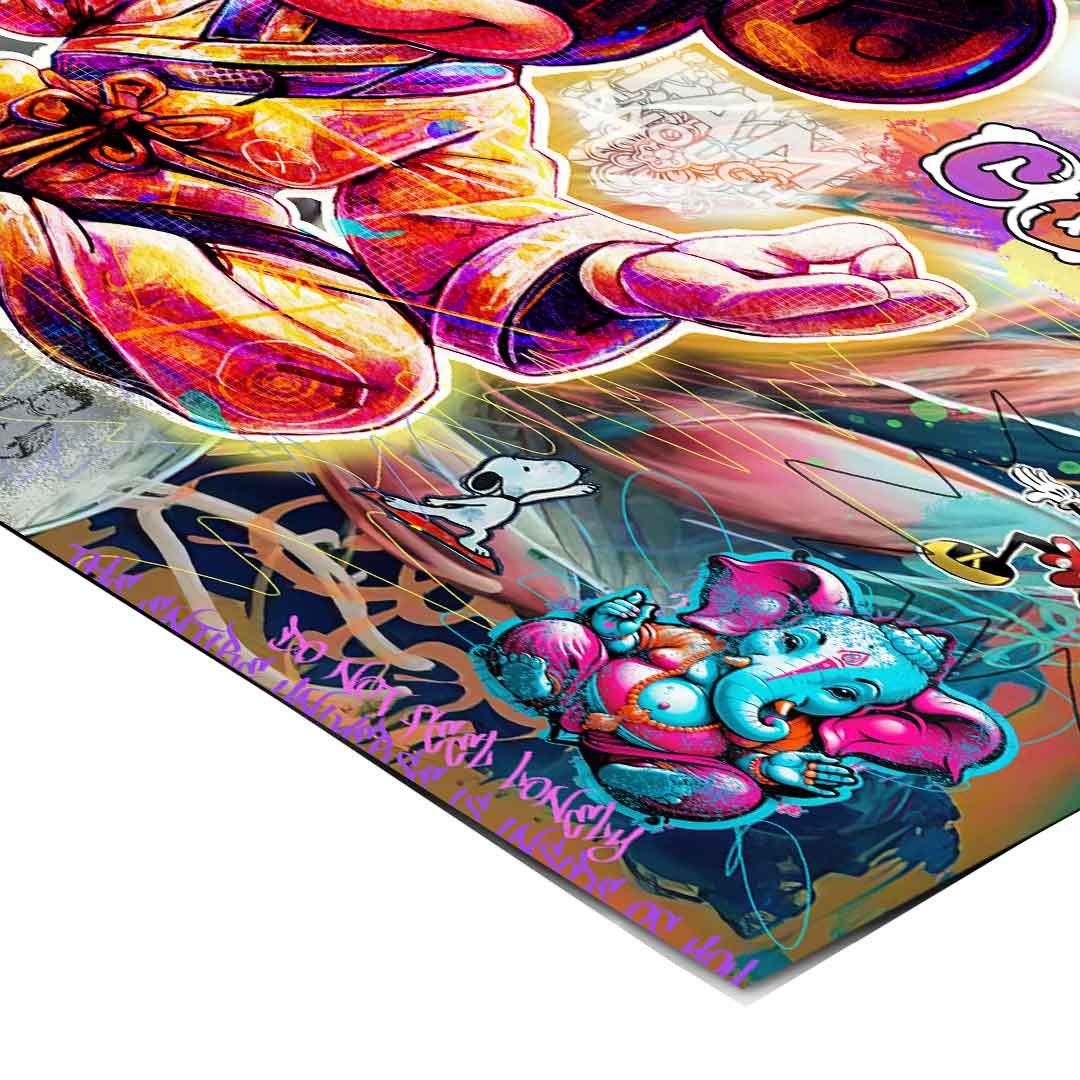 Mickey Yoga - Poster