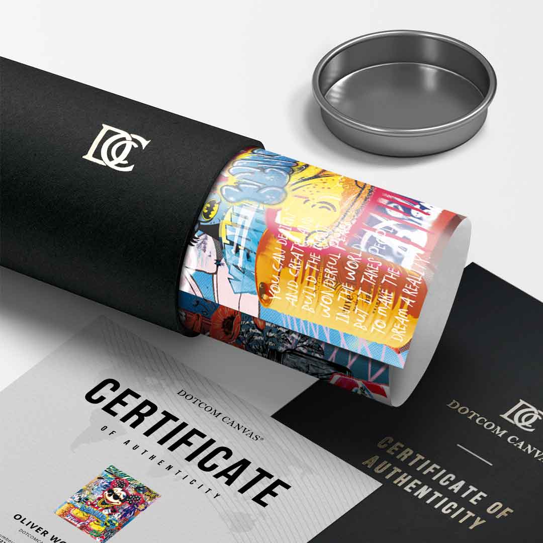 Mickey gold chain - Poster