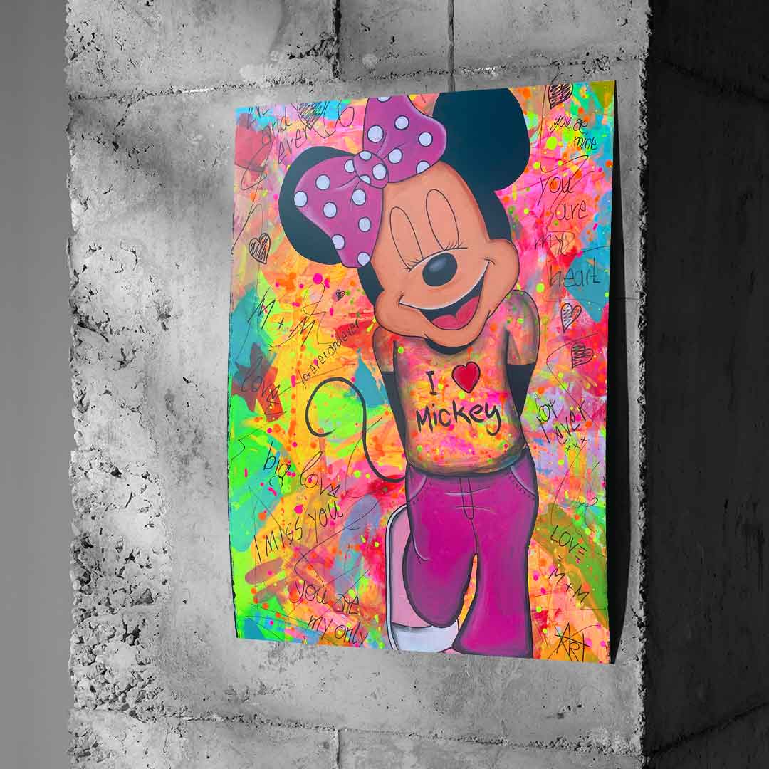 Minni Loves Mickey - Poster