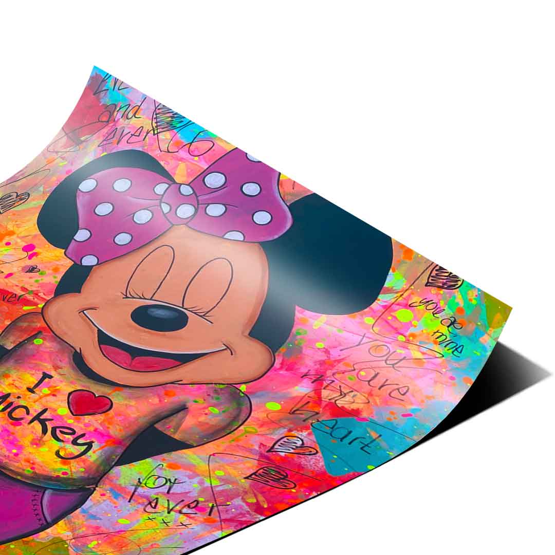 Minnie Loves Mickey - Poster