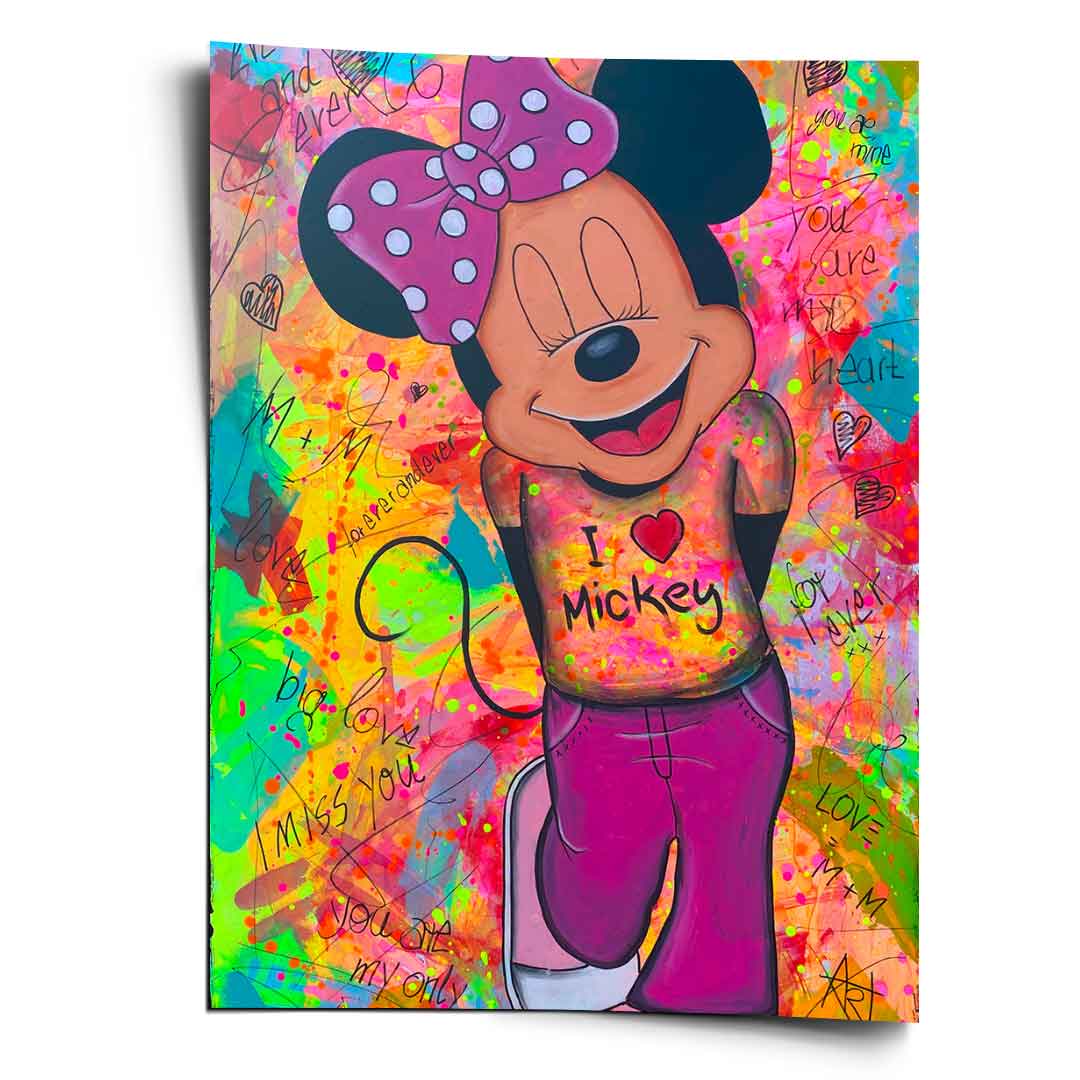 Minni Loves Mickey - Poster