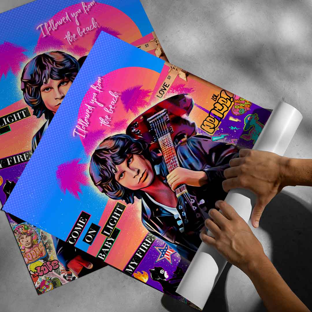 Morrisson Light My Fire - Poster