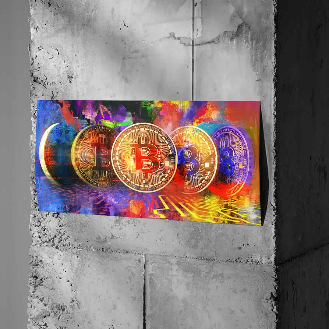 Multiple Bitcoin posters
