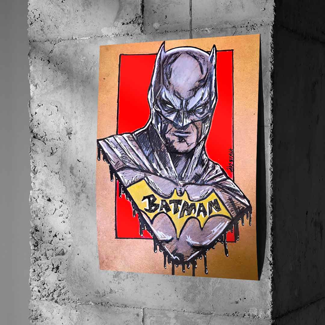 Night Fighter Drawing - Poster