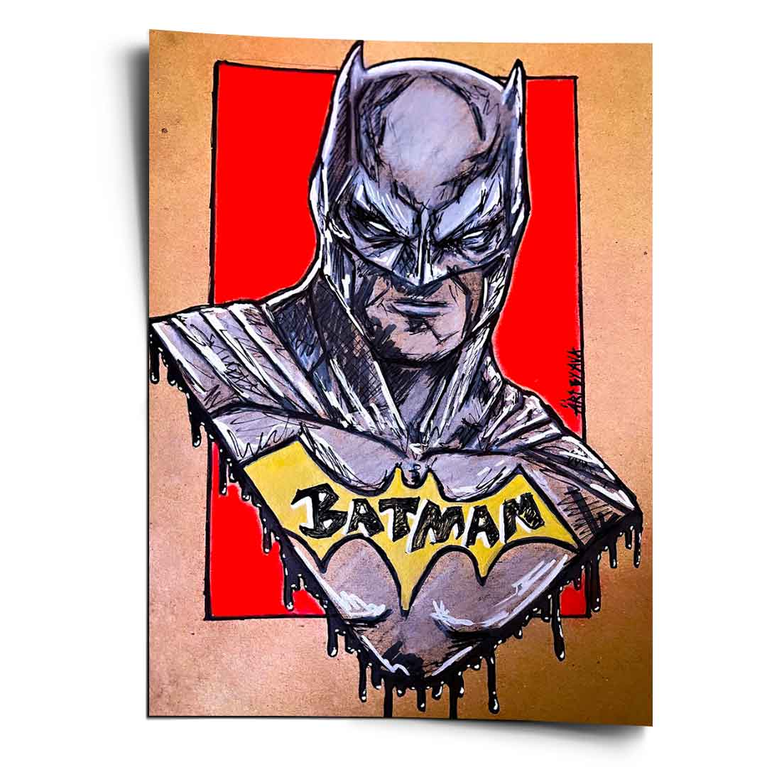 Night Fighter Drawing - Poster