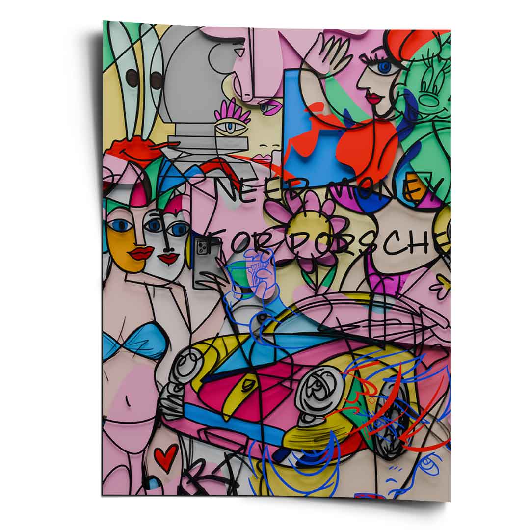 Need Money For Porsche - Poster