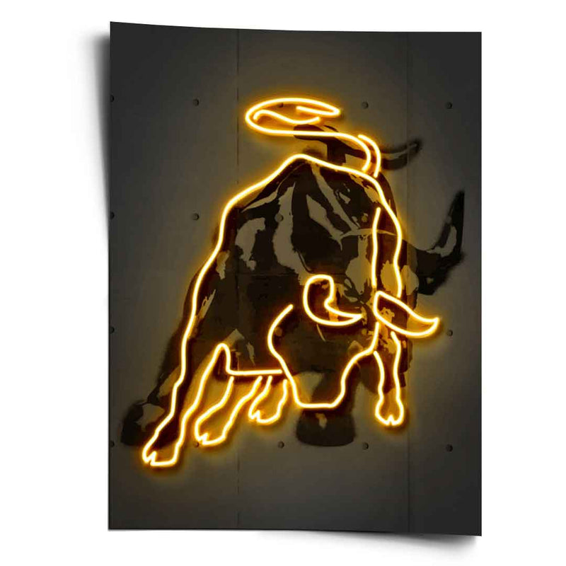 Neon Bull - Poster