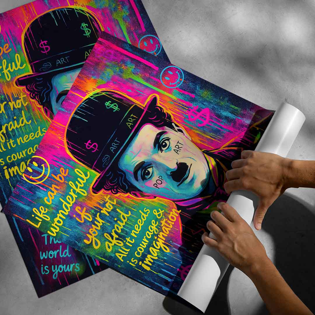 Neon Chaplin - Poster