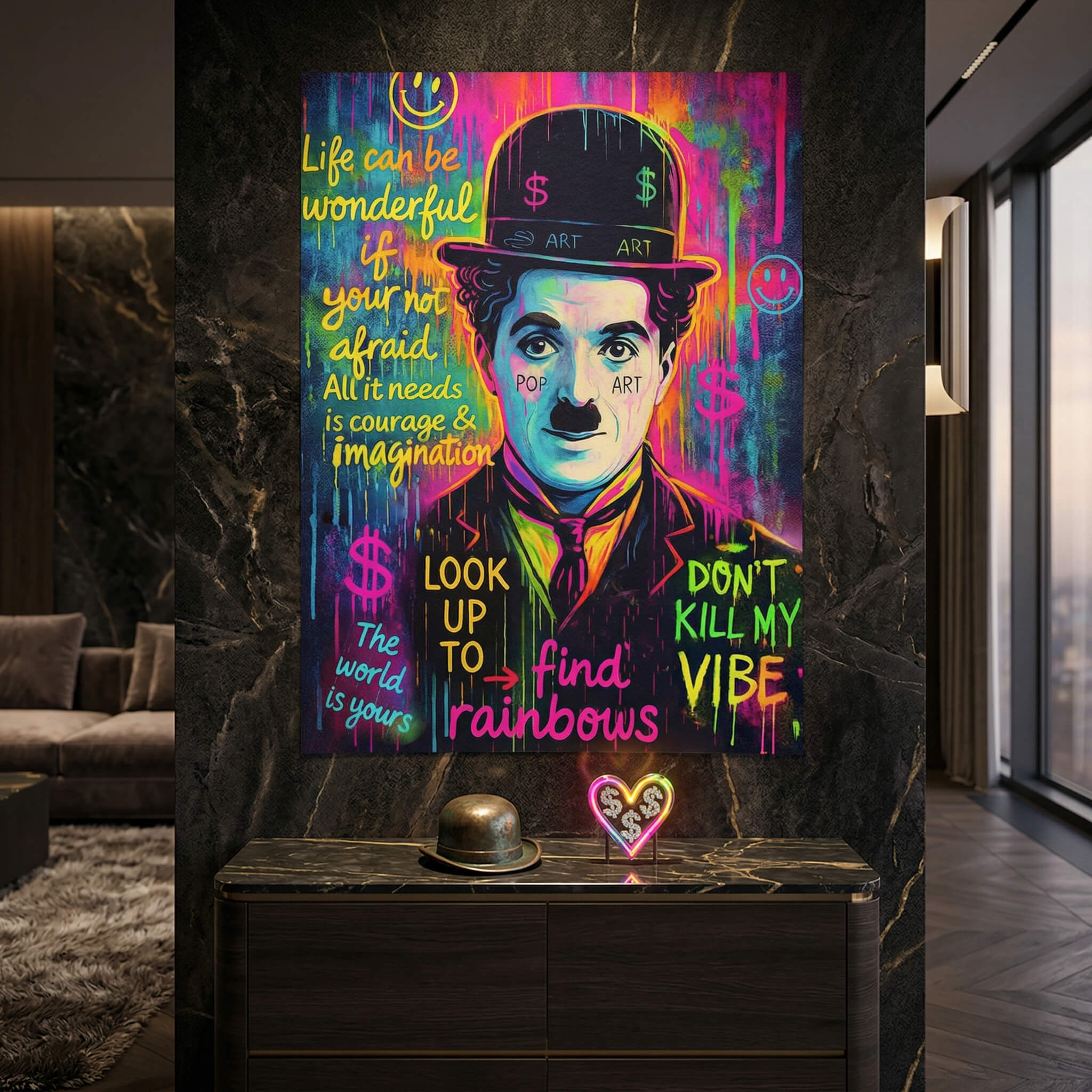Neon Chaplin - Poster