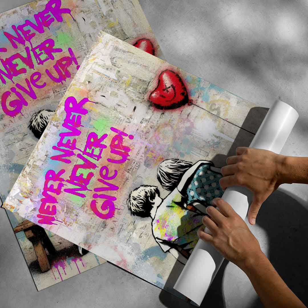 Never Give Up - Poster
