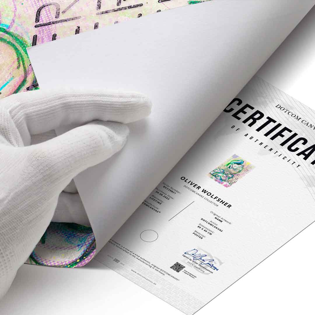 Never give up - Poster