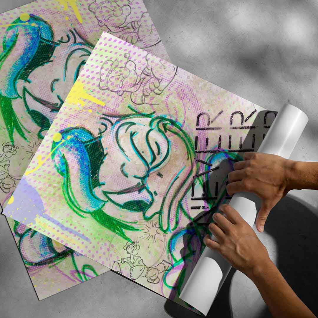 Never give up - Poster