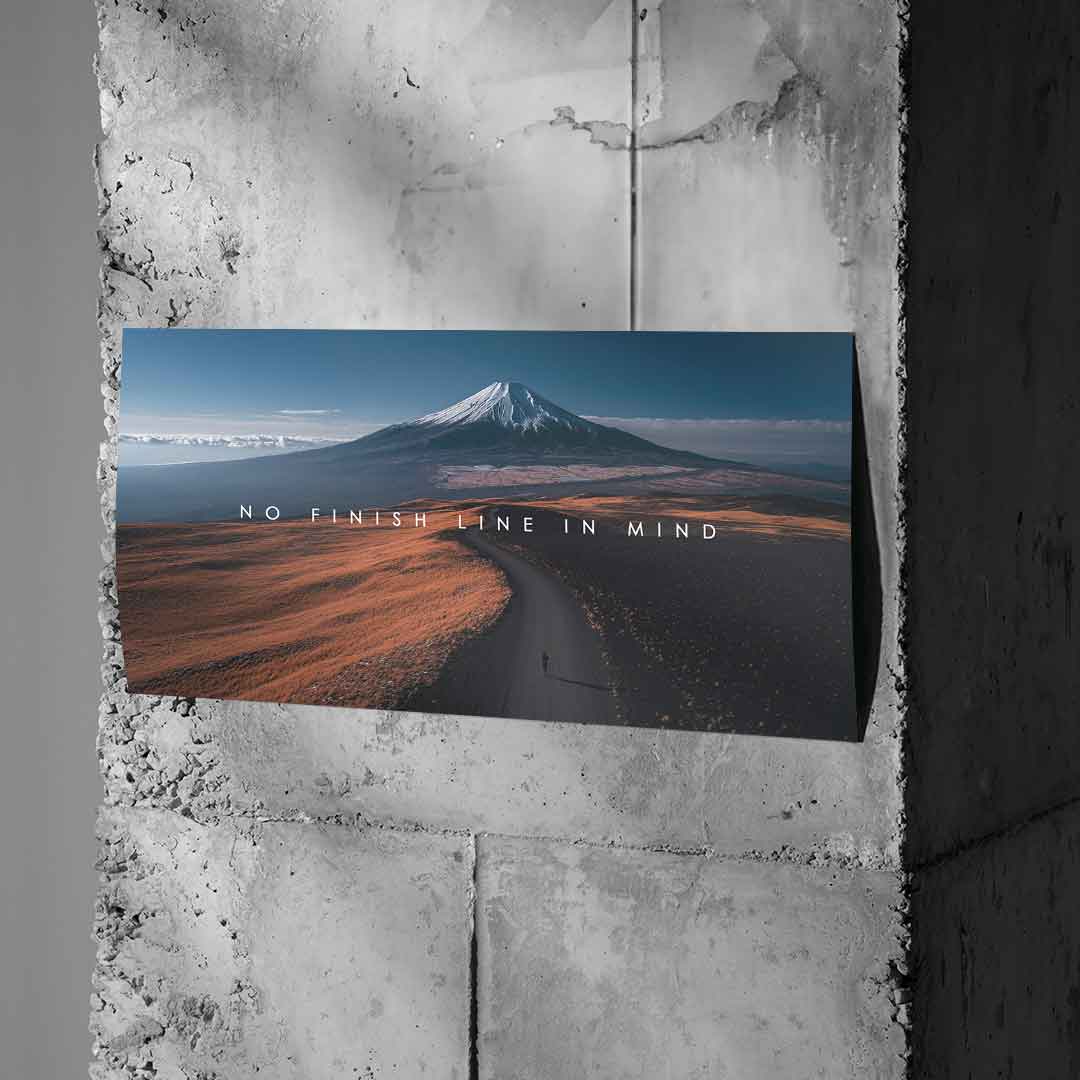 No finish line in Mind - Poster