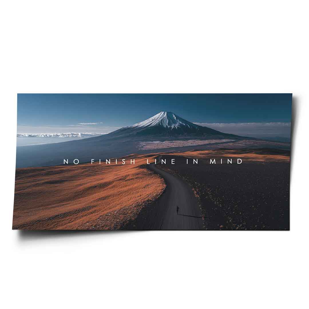 No finish line in Mind - Poster