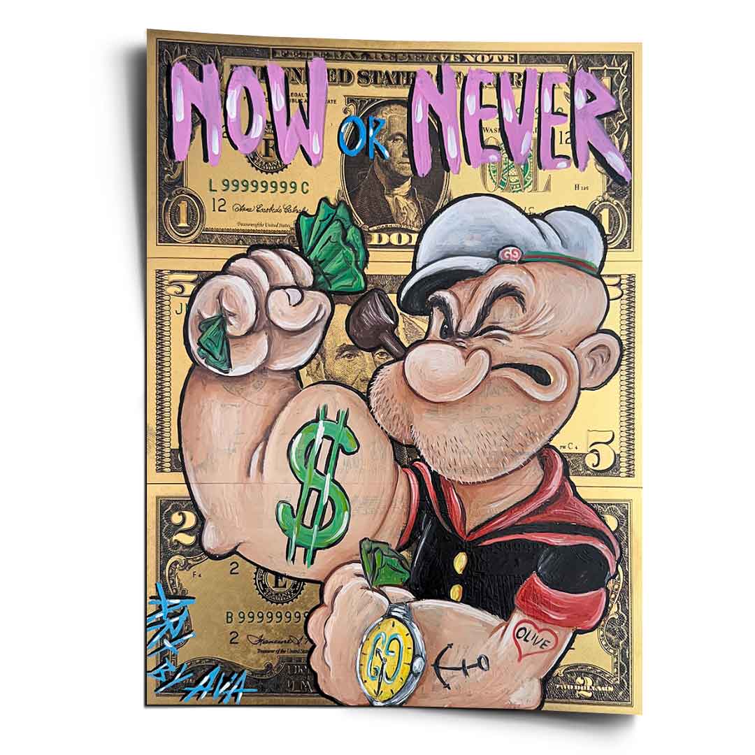 Now or never - poster