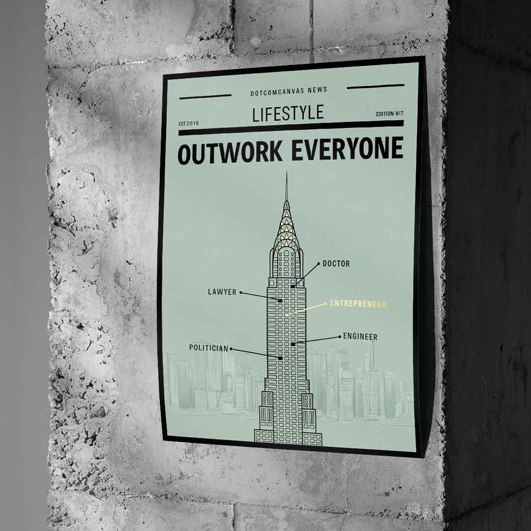 OUTWORK EVERYONE - Poster