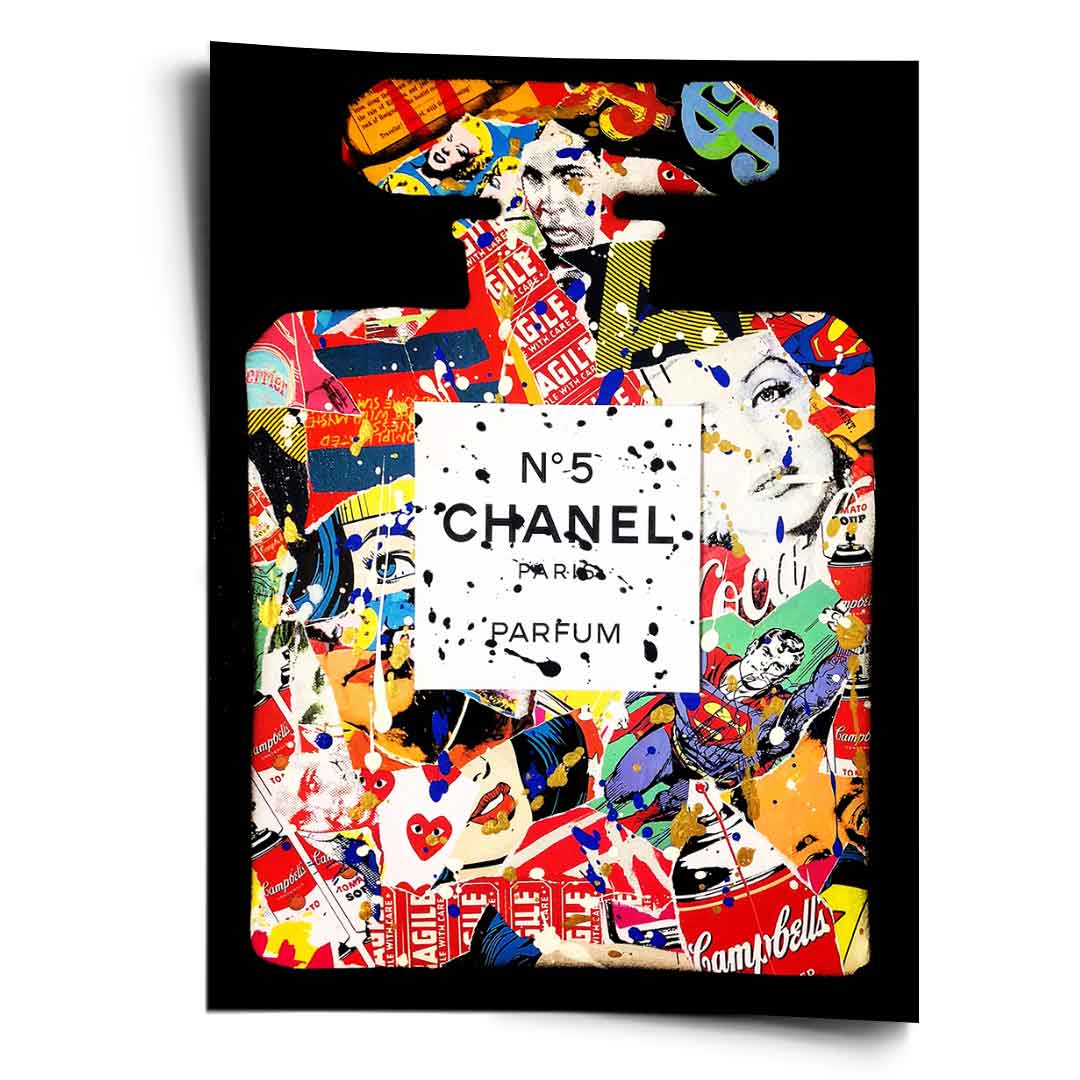 POP CHANEL BOTTLE - Poster