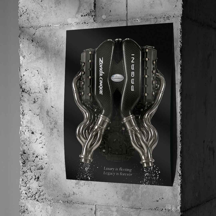 Silnik Pagani — plakat