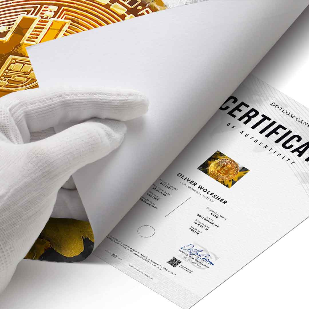 Painting Bitcoin - Poster