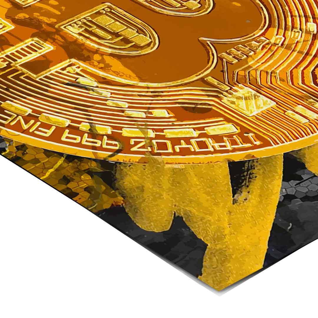 Painting Bitcoin - Poster