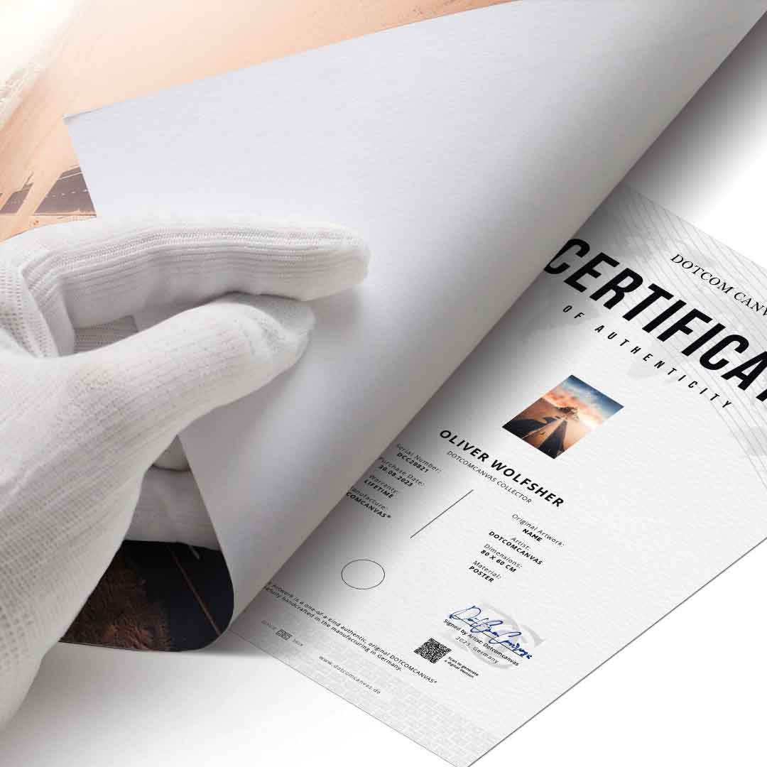 Path in Desert - Poster