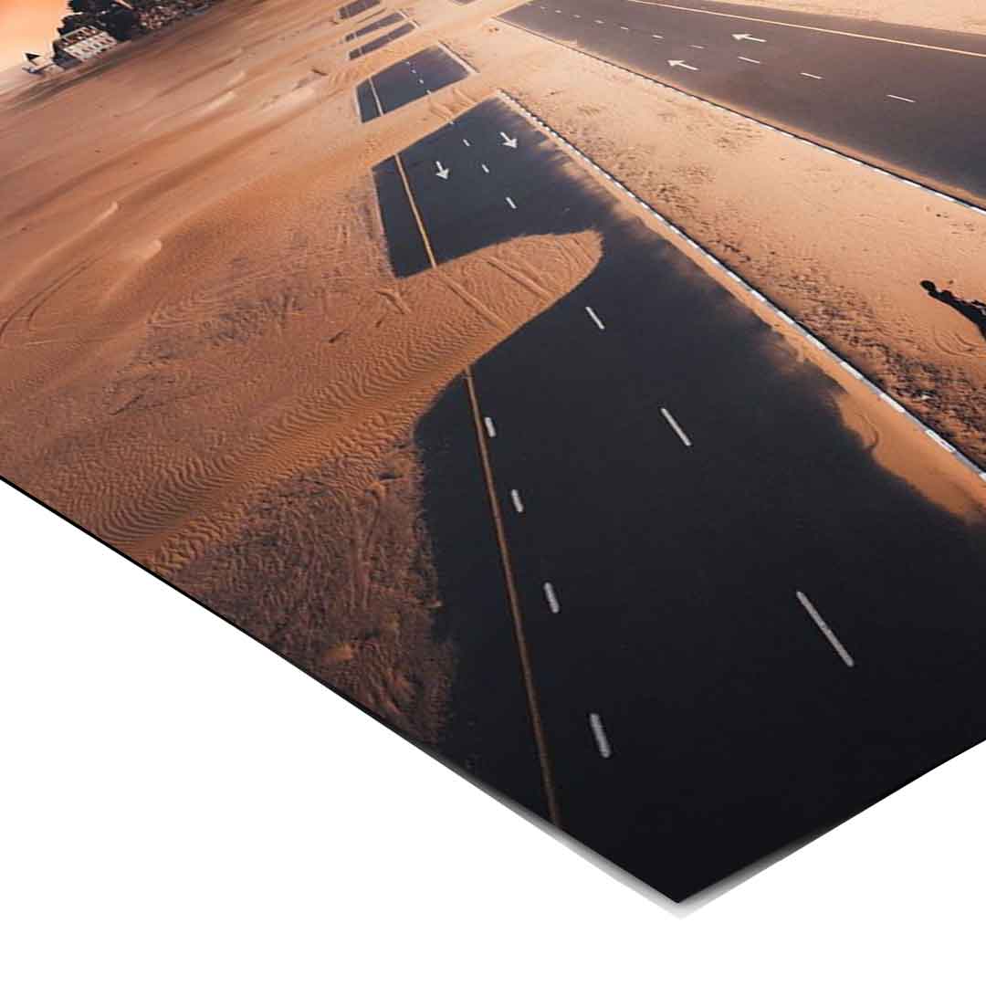 Path in Desert - Poster