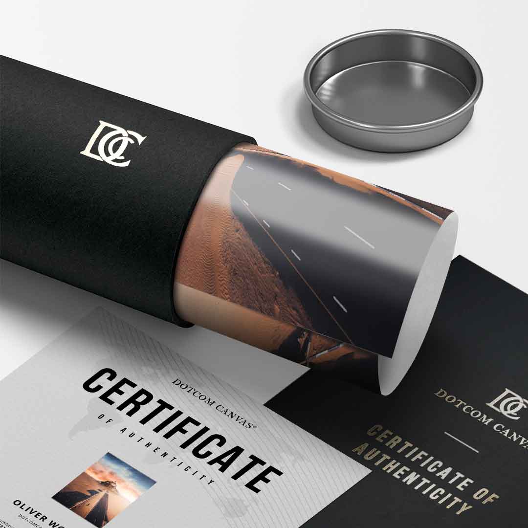 Path in Desert - Poster