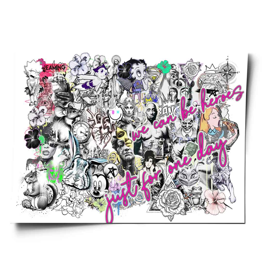 Pop Art Collage - Poster